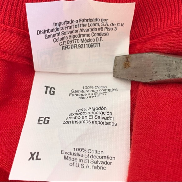 Vintage Los Angeles Clippers Old Logo Red T-Shirt XL - Picture 5 of 8